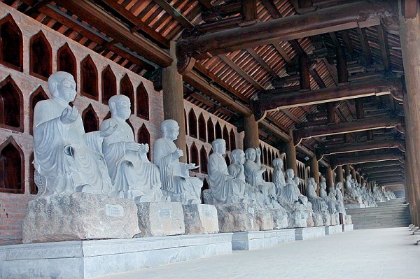 500 pho tượng La Hán ở chùa Bái Đính